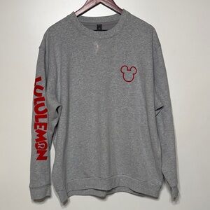 Lululemon Mickey Mouse Icon Steady Crew Sweatshirt Pullover Limited Edition